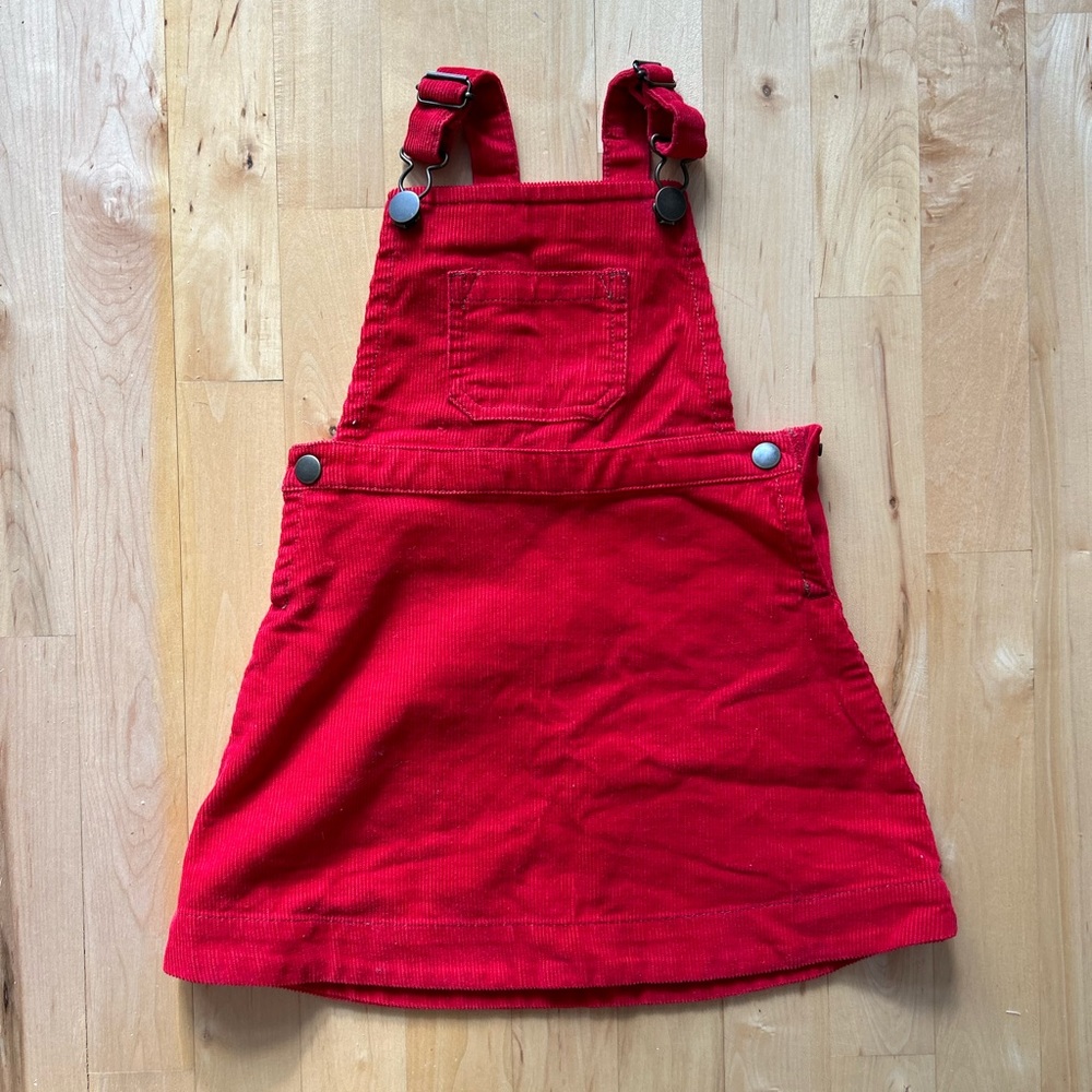 Hanna Andersson red corduroy jumper